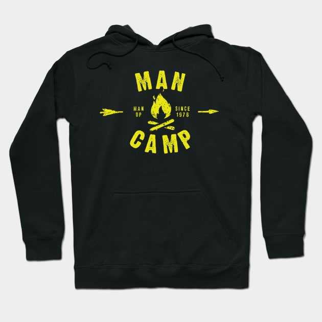 MAN CAMP - Man up! Hoodie by CNS Studios